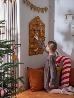 1-24 pakkekalender m. lommer - Nostalgi