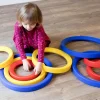 Aktivitetsringe i 3 størrelser, 9 stk i alt