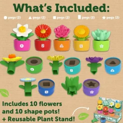 Aktivitetssæt med blomster
