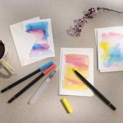Akvareltusser - Pastel, 12 stk
