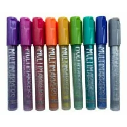 Allround tusser - Glitter, 9 stk