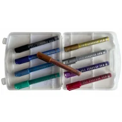 Allround tusser - Metallic, 9 stk
