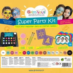 Ansigtsfarve - Super Party Kit