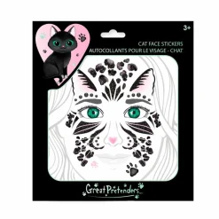Ansigtsklistermærker - Kat