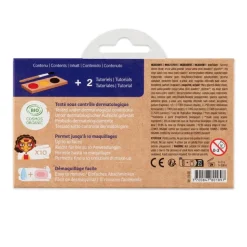 Ansigtsmaling m. 3 farver - Ninja & superhelt