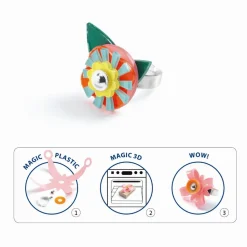 Artistic Plastic - Lav fingerringe af krympeplast