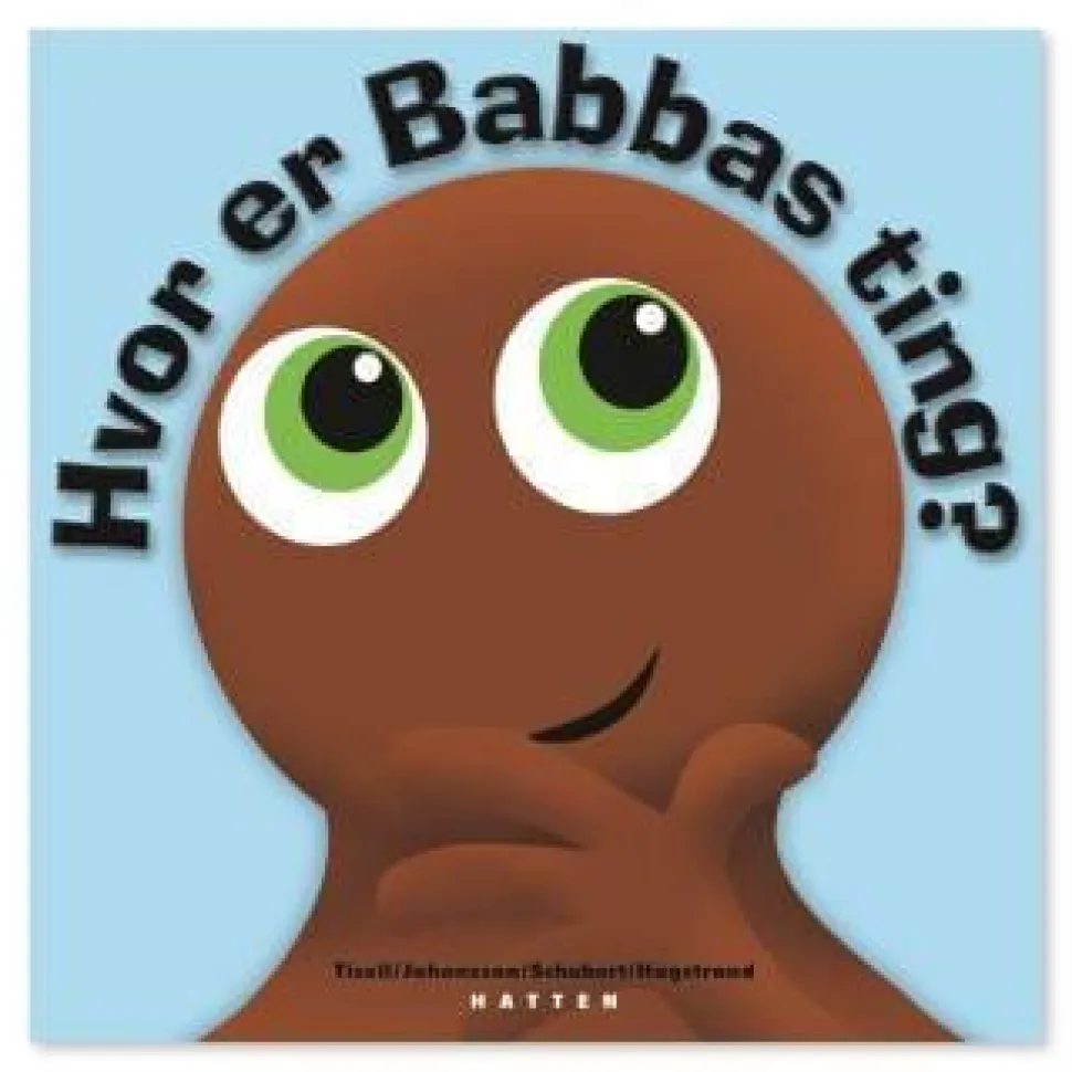 Babblarna sprogtræning Bog - Hvor er Babbas ting