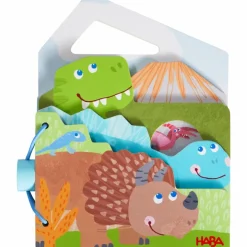 Babybog af træ - Dinosaurer