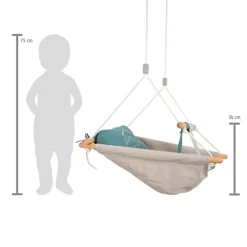Babygynge med pude - Seaside