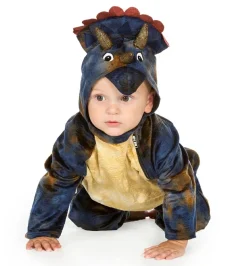 Babyheldragt - Triceratops, Flere str.