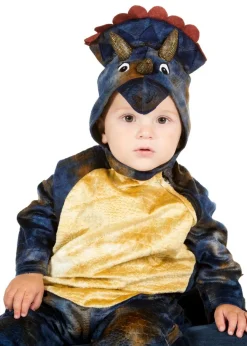 Babyheldragt - Triceratops, Flere str.