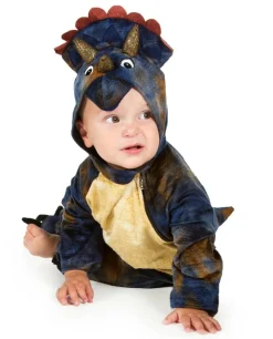 Babyheldragt - Triceratops, Flere str.