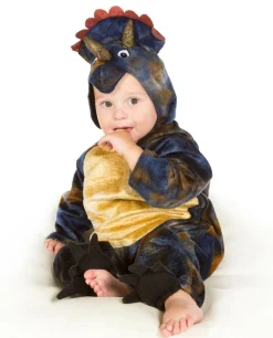 Babyheldragt - Triceratops, Flere str.