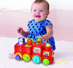 Babytog med pop-up venner