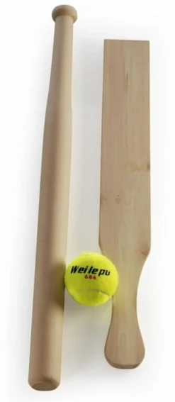Baseballsæt - Inkl. 2 bat + 1 bold