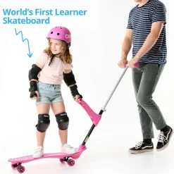 Begynder-skateboard - Pink
