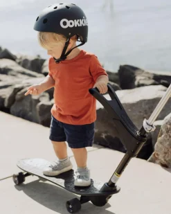 Begynder-skateboard - Sort