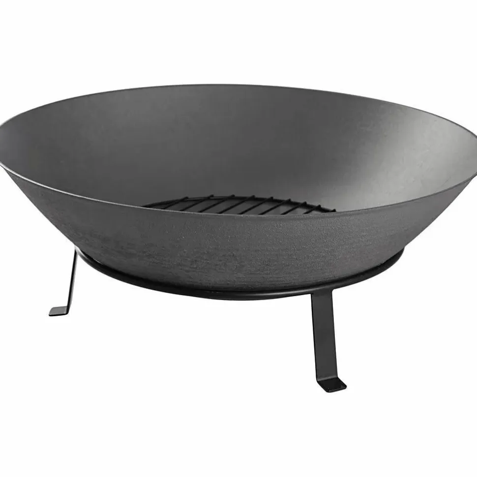 Bålfad af støbejern Ø60 cm - Inkl. rist