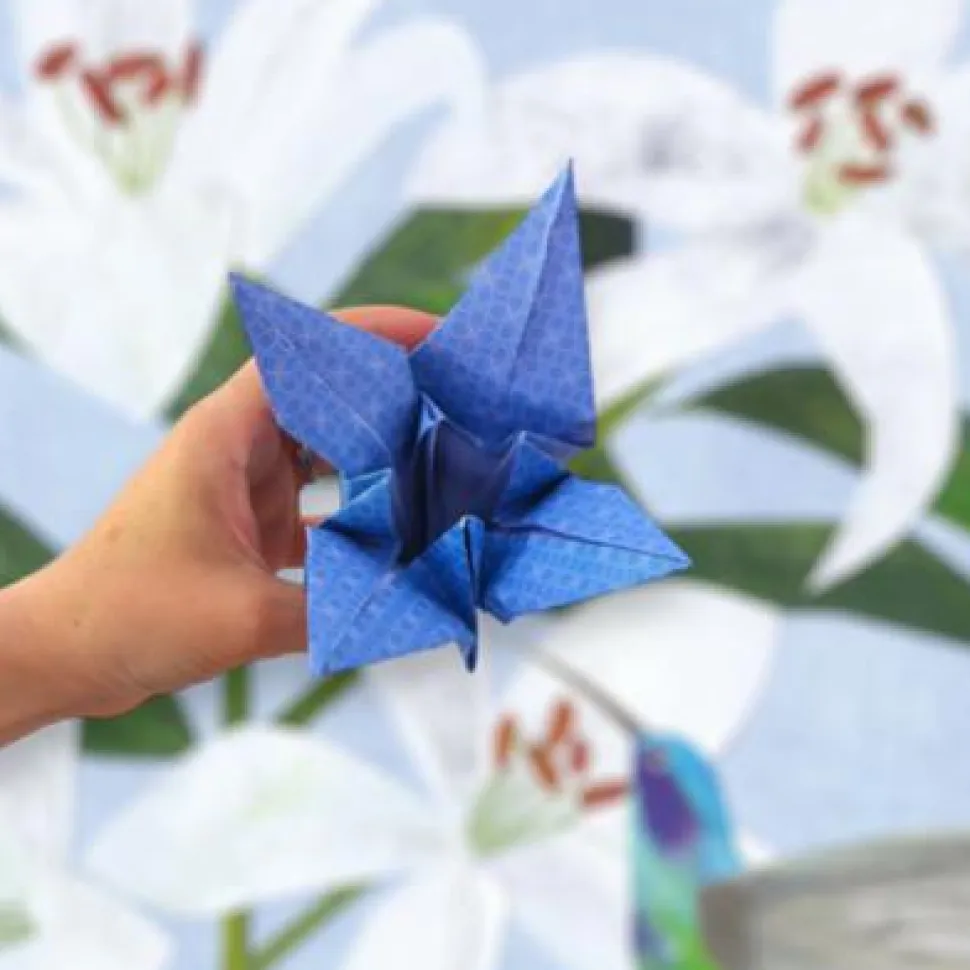 Blomster origami