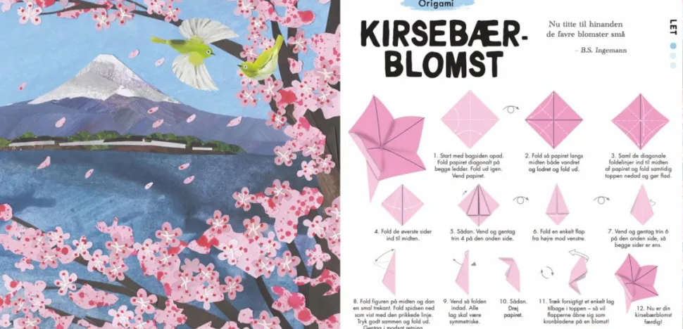 Blomster origami