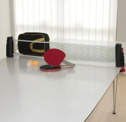 Bordtennissæt - Transportabelt