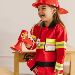 Brandmandssæt inkl. hjelm, str. 3-6 år