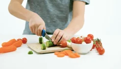 Børneknivsæt - Grøn/Blå