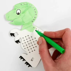 Broderisæt karton - Dinosaur