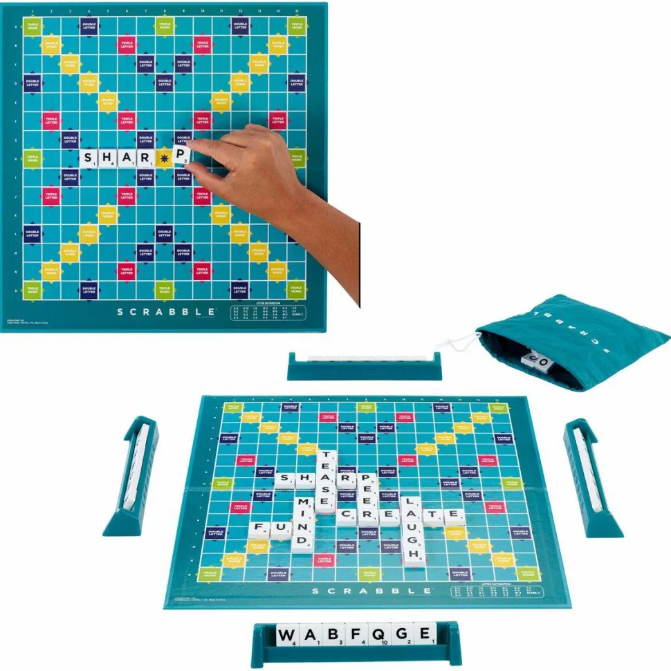 Brætspil - Scrabble™ 2-i-1