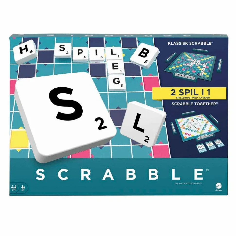 Brætspil - Scrabble™ 2-i-1