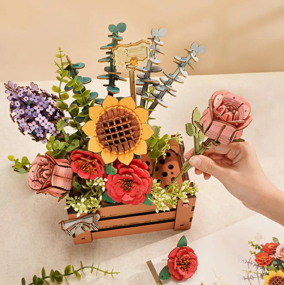 Byg-en-blomst - Sommerblomster i kasse