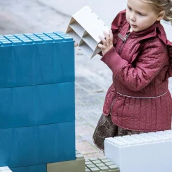 Byggeklodser, store - Blå/grå, 26 stk
