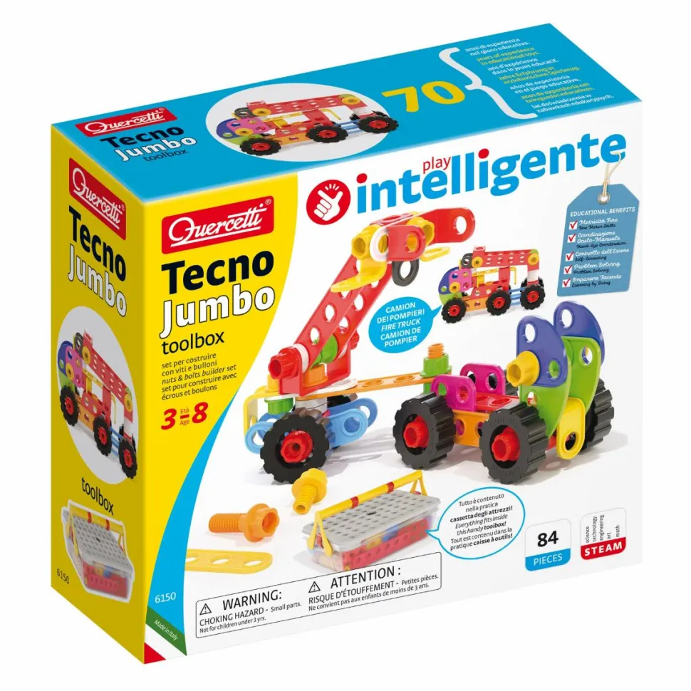 Byggesæt Tecno Jumbo m. 84 dele