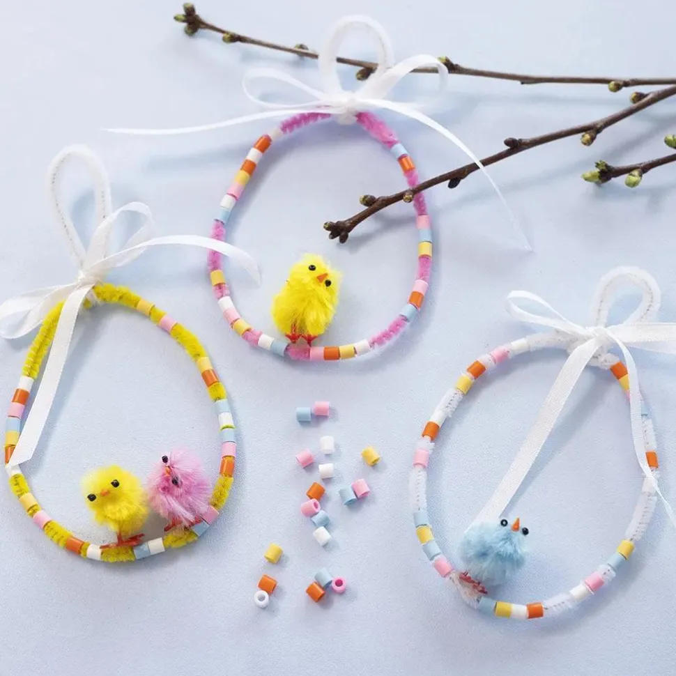 Chenille Ø6 mm. - Colorful, 25 stk