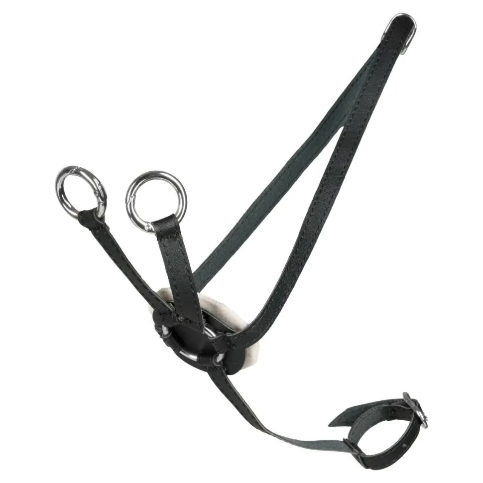 Cheval Roi tilbehør - Martingal, Sort/sølv