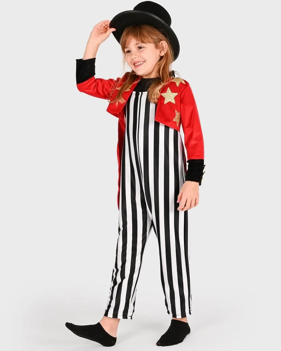 Cirkusdirektør m. hat, str. 4-6 år