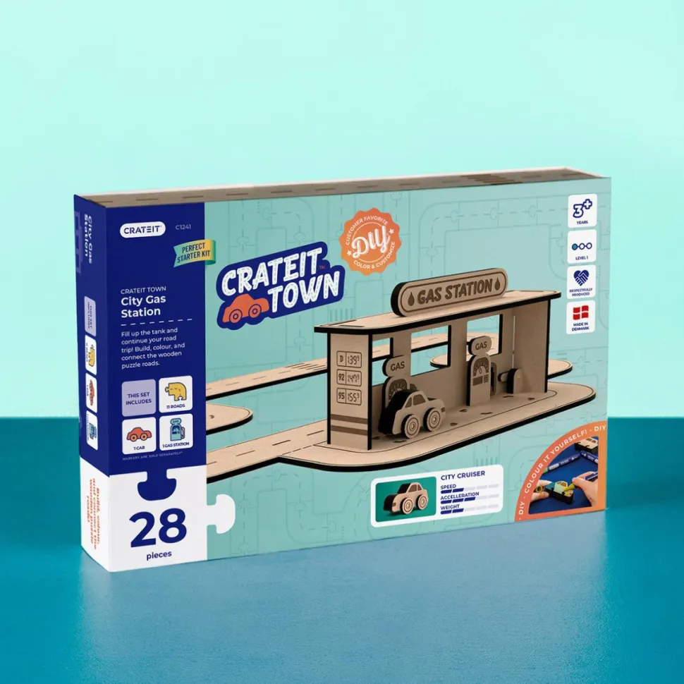 Crateit Town - Byens tankstation, 28 dele
