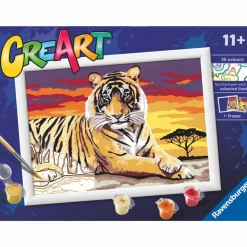 CreArt Paint by Numbers - Tiger
