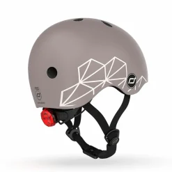Cykelhjelm til baby, 45-51 cm - Brown lines