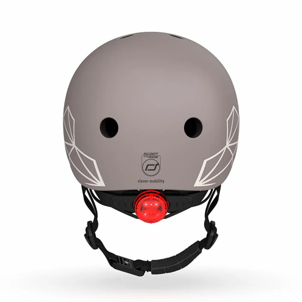 Cykelhjelm til baby, 45-51 cm - Brown lines
