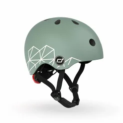 Cykelhjelm til baby, 45-51 cm - Green lines