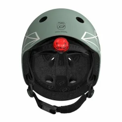Cykelhjelm til baby, 45-51 cm - Green lines
