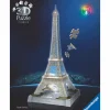 3D puslespil LED m. 216 brk. - Eiffeltårnet