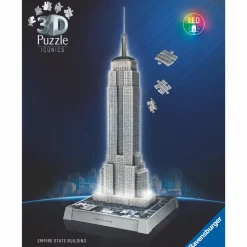 3D puslespil LED m. 216 brk. - Empire State