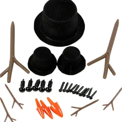 Dekorationsdele - Snemænd, 3 sæt
