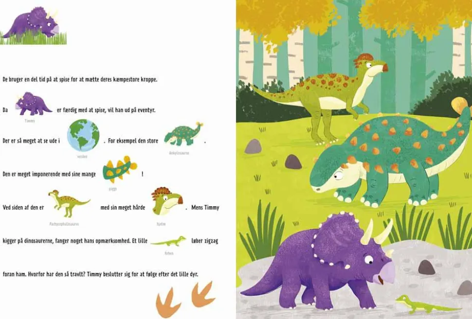 Dinosaurer aktivitetsbog - Den lille Triceratops