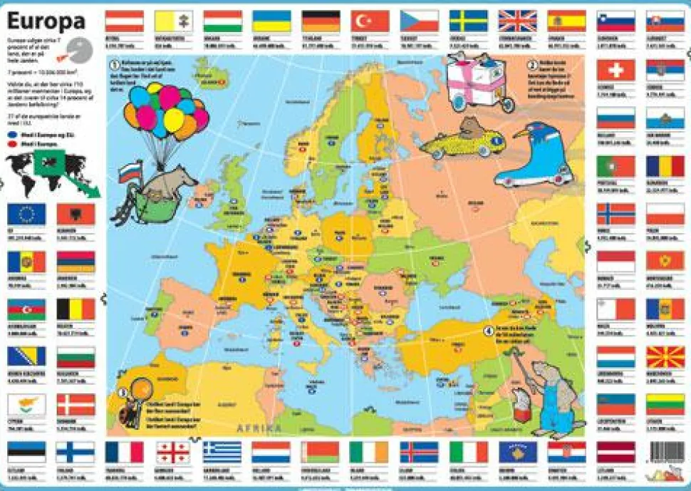 Dækkeserviet - Europa