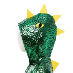 Dragekappe - Grøn/gul, str. 2-3 år