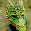 Dragemaske - Grøn