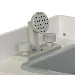 Dukke tilbehør - Puslebord m. badekar